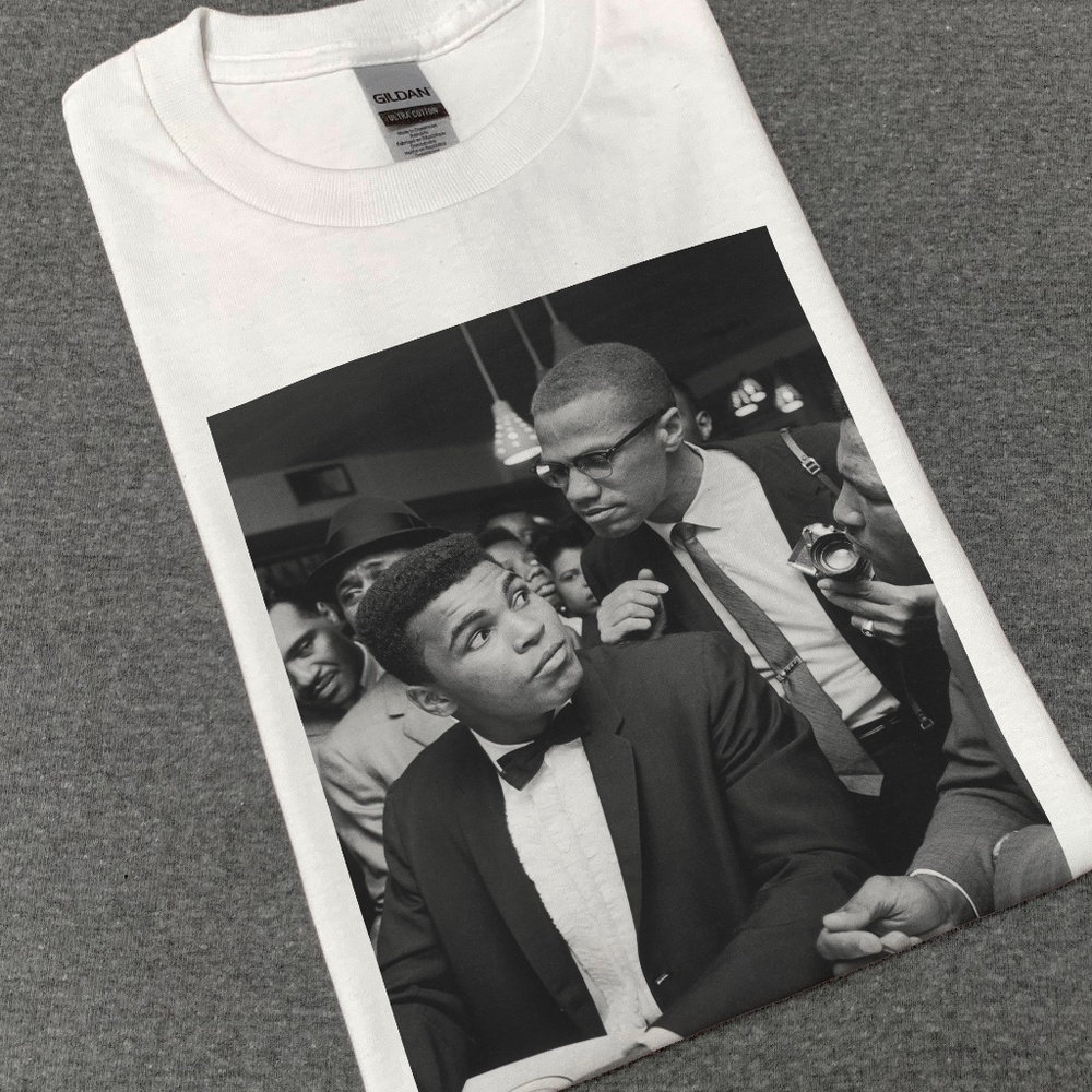 Muhammad Ali and Malcolm X T-shirt